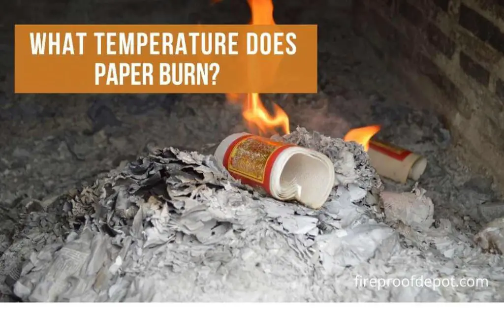 What Temperature Does paper burn