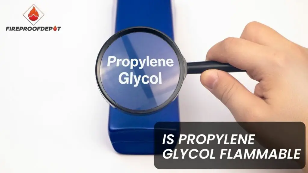 Is Propylene Glycol Flammable