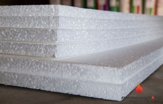 white Styrofoam