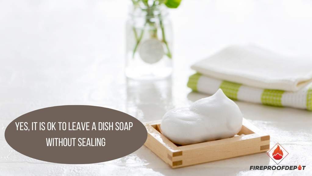 Leave a Dish Soap Open Overnight without sealing