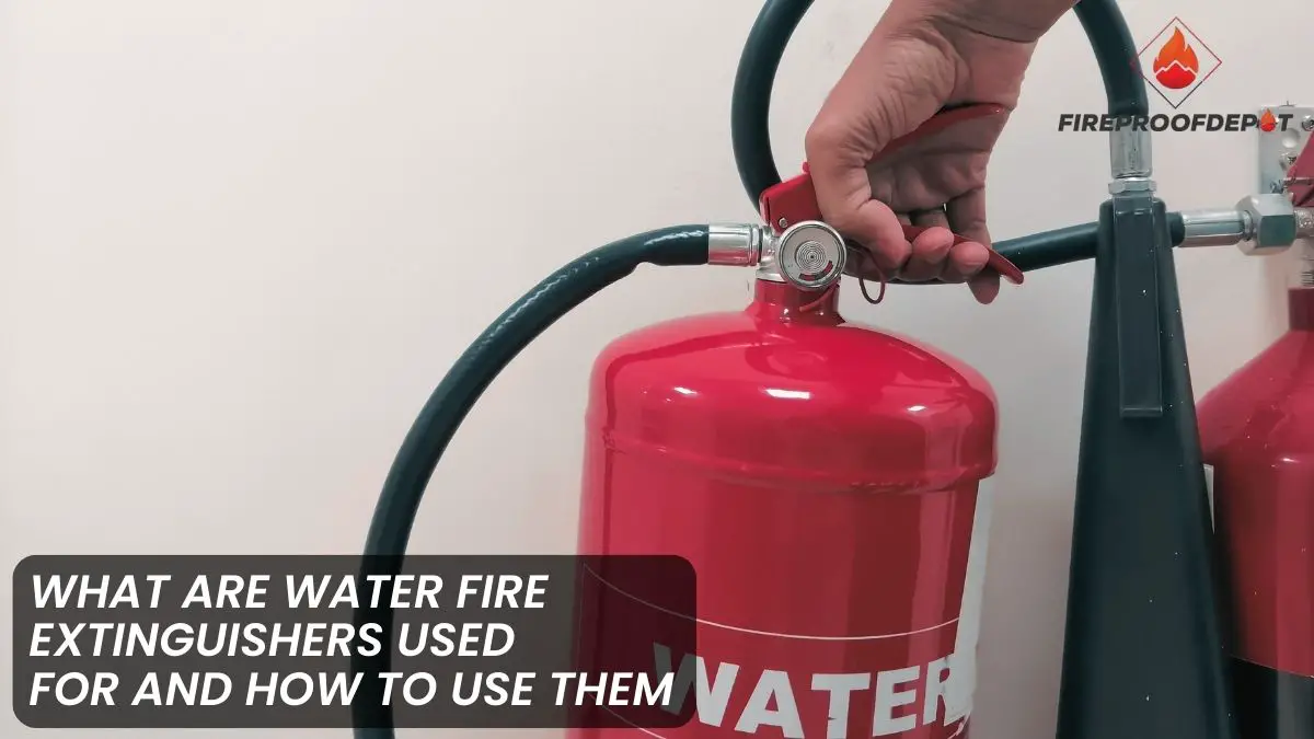 What Are Water Fire Extinguishers Used For And How To Use Them