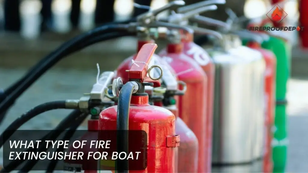 What Type Of Fire Extinguisher For Boat