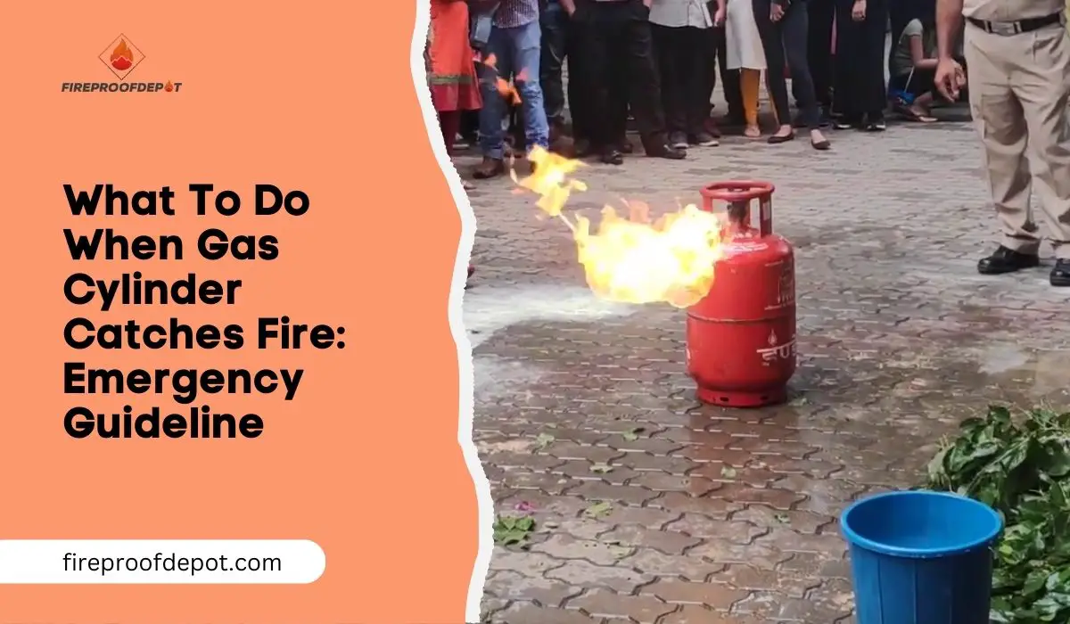 What To Do When Gas Cylinder Catches Fire
