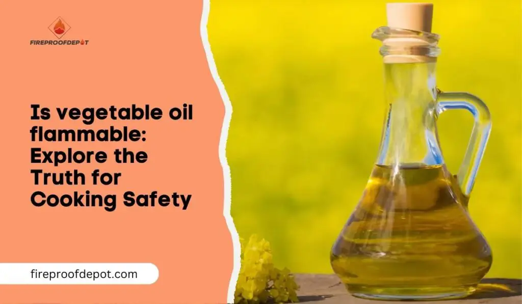 Is vegetable oil flammable