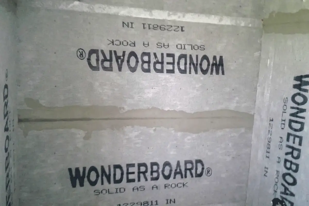 Fireproof WonderBoard cement backer